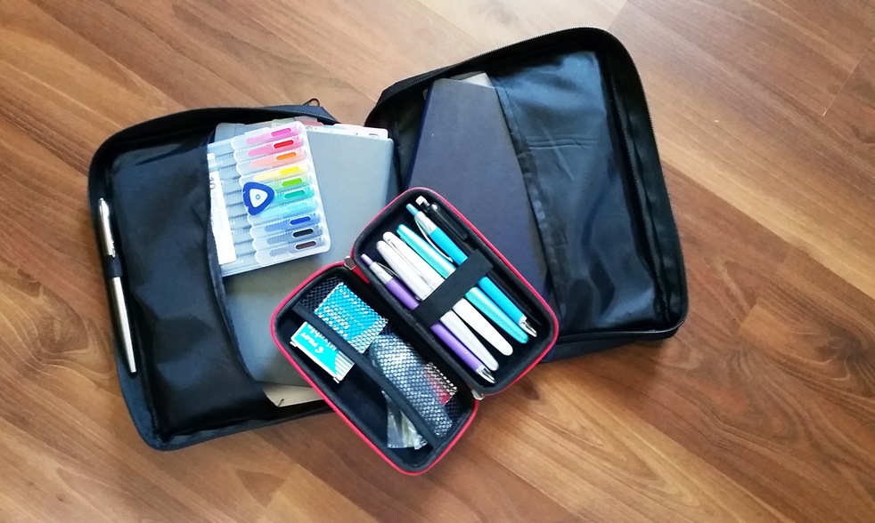 How I carry My Bullet Journal and Supplies - Bujo Mom